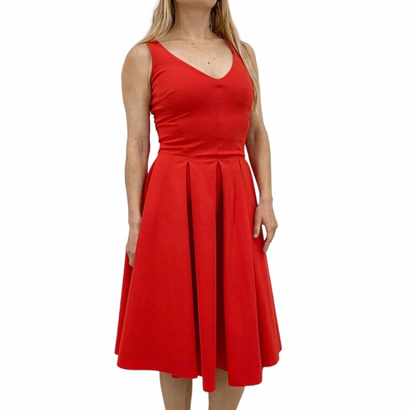 La Petite Robe di Chiara Boni Red Corie Dress IT 42 US 6 - Picture 2 of 15